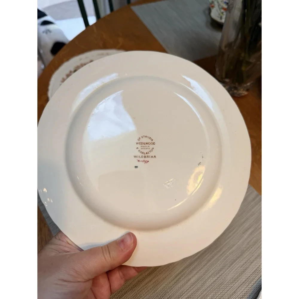 Set Of 4 Vtg Wedgwood Wildbriar 9